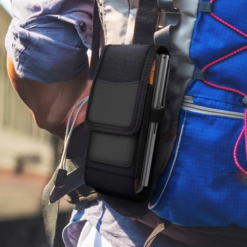 Kabura uniwersalna do paska OXFORD pionowa model 4 do IPHONE 7 PLUS / 8 PLUS / 12 PRO MAX / 13 PRO MAX / SAMSUNG J4 PLUS / A71 /