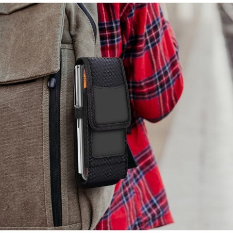 Kabura uniwersalna do paska OXFORD pionowa model 4 do IPHONE 7 PLUS / 8 PLUS / 12 PRO MAX / 13 PRO MAX / SAMSUNG J4 PLUS / A71 /