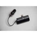 Powerbank Forcell F-Energy Power Plug F5K3 PD 20W 5000 mAh z wbudowanym złączem Lightning czarny