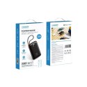 Powerbank Veger K2 (W2068) PD QC3.0 35W 20000 mAh z wbudowanymi kablami Typ C / Lightning czarny