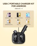 Powerbank Veger Pogo (W007CK) zestaw 4 x 5000 mAh czarny