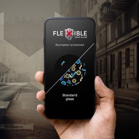 Szkło hybrydowe do iPhone 16 PLUS Forcell Flexible 5D czarne