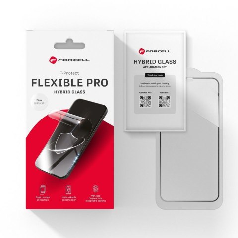 Szkło hybrydowe do iPhone 17 AIR Forcell Flexible 5D czarne