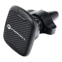 Uchwyt na telefon do samochodu magnetyczny Forcell F-Grip Carbon H-CT325 do kratki czarny