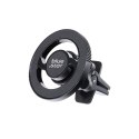 Uchwyt na telefon do samochodu magnetyczny zgodny z MagSafe Blue Star Clamp do kratki czarny