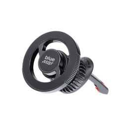 Uchwyt na telefon do samochodu magnetyczny zgodny z MagSafe Blue Star Smart Lock X1 do kratki czarny