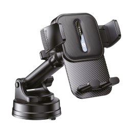 Uchwyt na telefon do samochodu uniwersalny Forcell F-Grip Guardian do szyby / deski czarny