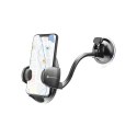 Uchwyt na telefon do samochodu uniwersalny Forcell F-Grip Oval 27 cm do szyby / deski / kratki czarny