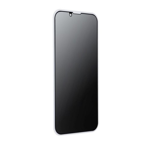 5D Full Glue Tempered Glass - do iPhone 13 Pro / 14 (Privacy) czarny