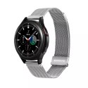 DUX DUCIS pasek MILANESE magnetyczny ze stali nierdzewnej 20 mm srebrny