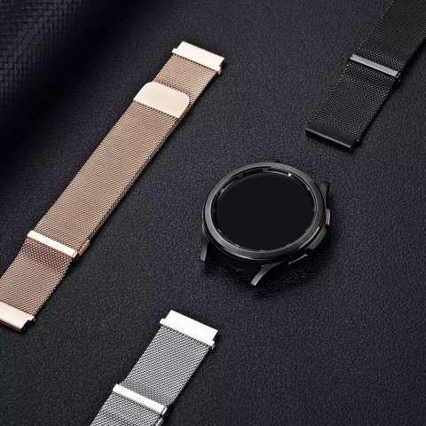 DUX DUCIS pasek MILANESE magnetyczny ze stali nierdzewnej 20 mm złoty