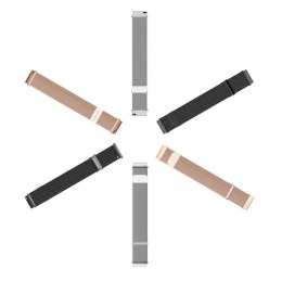DUX DUCIS pasek MILANESE magnetyczny ze stali nierdzewnej 22 mm złoty