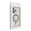 Etui na iPhone 16 Drop Glue Colorful Ring Mag Cover zgodny z MagSafe ciemnozielony