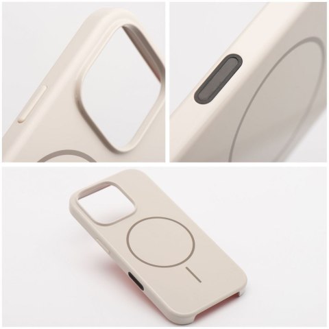 Etui na iPhone 16 PLUS Premium Glossy Mag Cover zgodny z MagSafe i Camera Control button białe