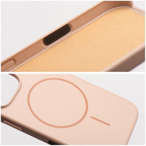 Etui na iPhone 16 PLUS Premium Glossy Mag Cover zgodny z MagSafe i Camera Control button pustynny złote