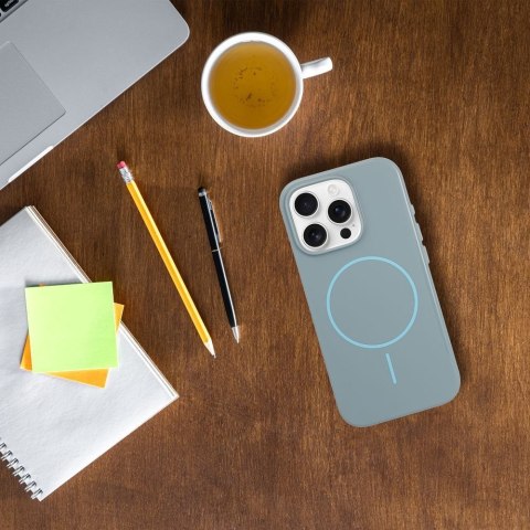 Etui na iPhone 17 Glossy Mag Cover zgodny z MagSafe miętowe