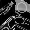 Etui na Samsung A17 Drop Glue Colorful Ring Mag Cover zgodny z MagSafe szare