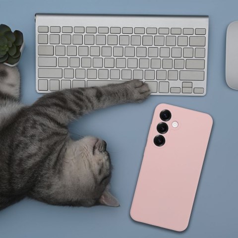 Futerał do Honor 400 PRO Silicone 2mm pudrowy róż