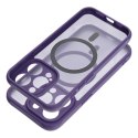 Futerał do iPhone 12 Full Matte Mag Cover zgodny z MagSafe fioletowy