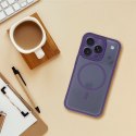 Futerał do iPhone 12 Full Matte Mag Cover zgodny z MagSafe fioletowy