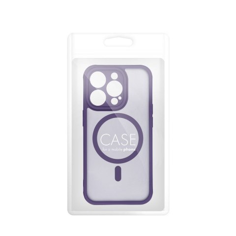 Futerał do iPhone 12 Full Matte Mag Cover zgodny z MagSafe fioletowy