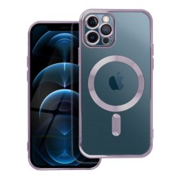 Futerał do iPhone 12 PRO Electro Mag Cover zgodny z MagSafe fioletowy