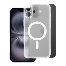 Futerał do iPhone 12 PRO MAX Frost Mag Cover zgodny z MagSafe (camera protection) transparentny zmrożony