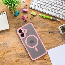 Futerał do iPhone 12 PRO MAX Full Matte Mag Cover zgodny z MagSafe jasnoróżowy