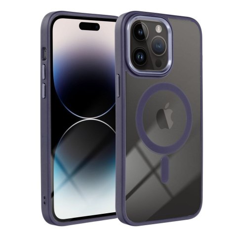 Futerał do iPhone 13 Color Edge Mag Cover zgodny z MagSafe fioletowy