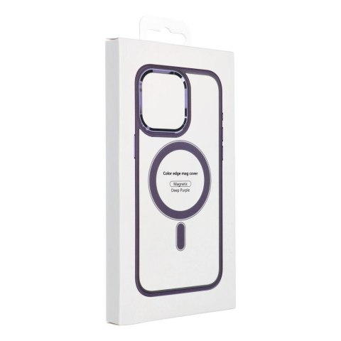Futerał do iPhone 13 Color Edge Mag Cover zgodny z MagSafe fioletowy