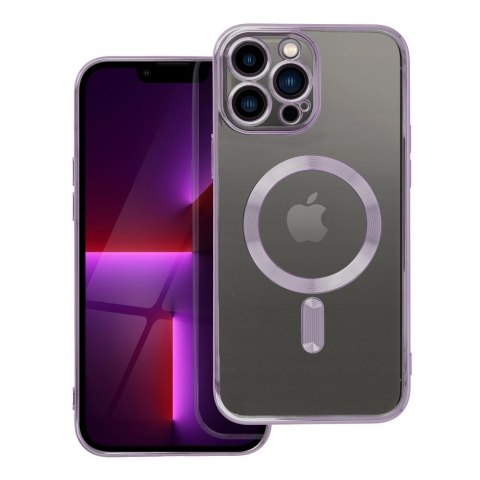 Futerał do iPhone 13 PRO MAX Electro Mag Cover zgodny z MagSafe fioletowy