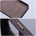 Futerał do iPhone 13 PRO Woven Mag Cover zgodny z MagSafe jasnobrązowy