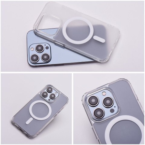 Futerał do iPhone 14 PLUS Frost Mag Cover zgodny z MagSafe transparentny zmrożony