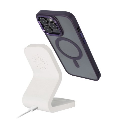 Futerał do iPhone 15 PRO Color Edge Mag Cover zgodny z MagSafe fioletowy