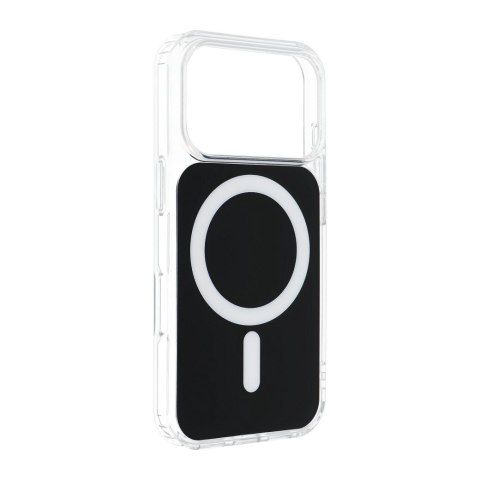 Futerał do iPhone 15 PRO MAX Clear Fusion Mag Cover zgodny z MagSafe czarny