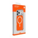 Futerał do iPhone 15 PRO MAX Clear Fusion Mag Cover zgodny z MagSafe hermes orange