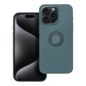 Futerał do iPhone 15 PRO MAX Silicone Ring zielony