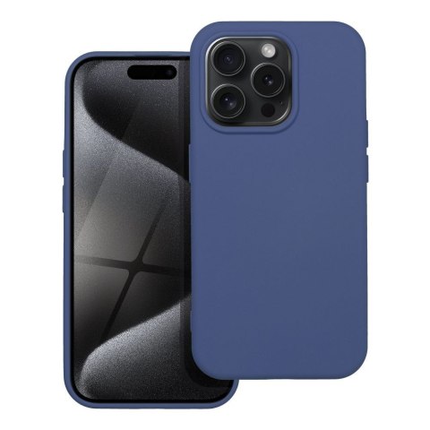 Futerał do iPhone 15 PRO Silicone niebieski