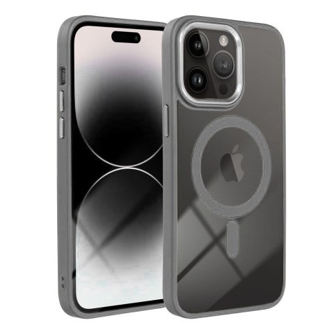 Futerał do iPhone 16 Color Edge Mag Cover zgodny z MagSafe tytanowy szary