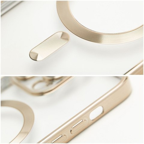Futerał do iPhone 16 Electro Mag Cover zgodny z MagSafe złoty