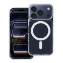Futerał do iPhone 16 PRO Clear Fusion Mag Cover zgodny z MagSafe granatowy