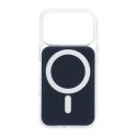 Futerał do iPhone 16 PRO Clear Fusion Mag Cover zgodny z MagSafe granatowy
