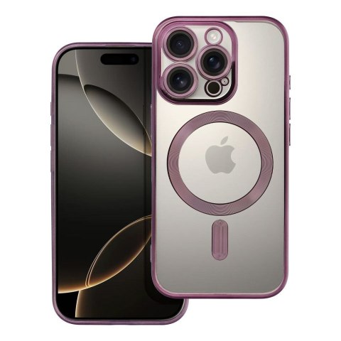 Futerał do iPhone 16 PRO Electro Mag Cover zgodny z MagSafe fioletowy