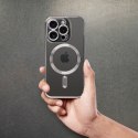 Futerał do iPhone 16 PRO Electro Mag Cover zgodny z MagSafe tytanowy szary