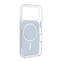 Futerał do iPhone 16 PRO MAX Clear Fusion Mag Cover zgodny z MagSafe granatowy