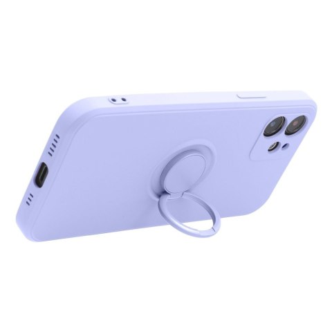 Futerał do iPhone 16 PRO MAX Silicone Ring fioletowy
