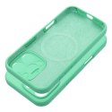 Futerał do iPhone 16 PRO Silicone 2mm zgodny z MagSafe miętowy