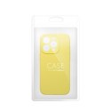 Futerał do iPhone 16 PRO Silicone 2mm żółty