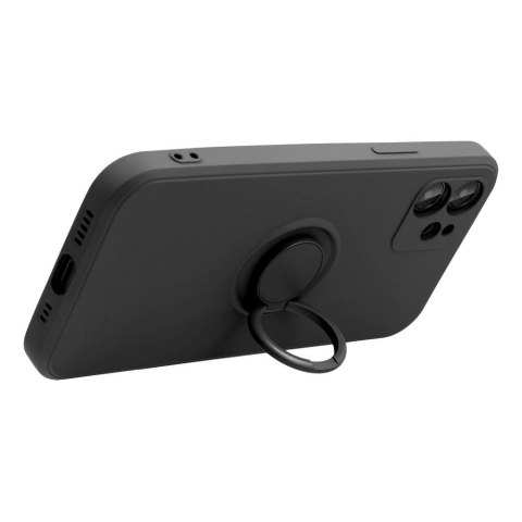 Futerał do iPhone 16 PRO Silicone Ring czarny