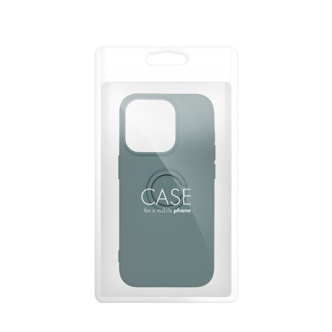 Futerał do iPhone 16 PRO Silicone Ring zielony